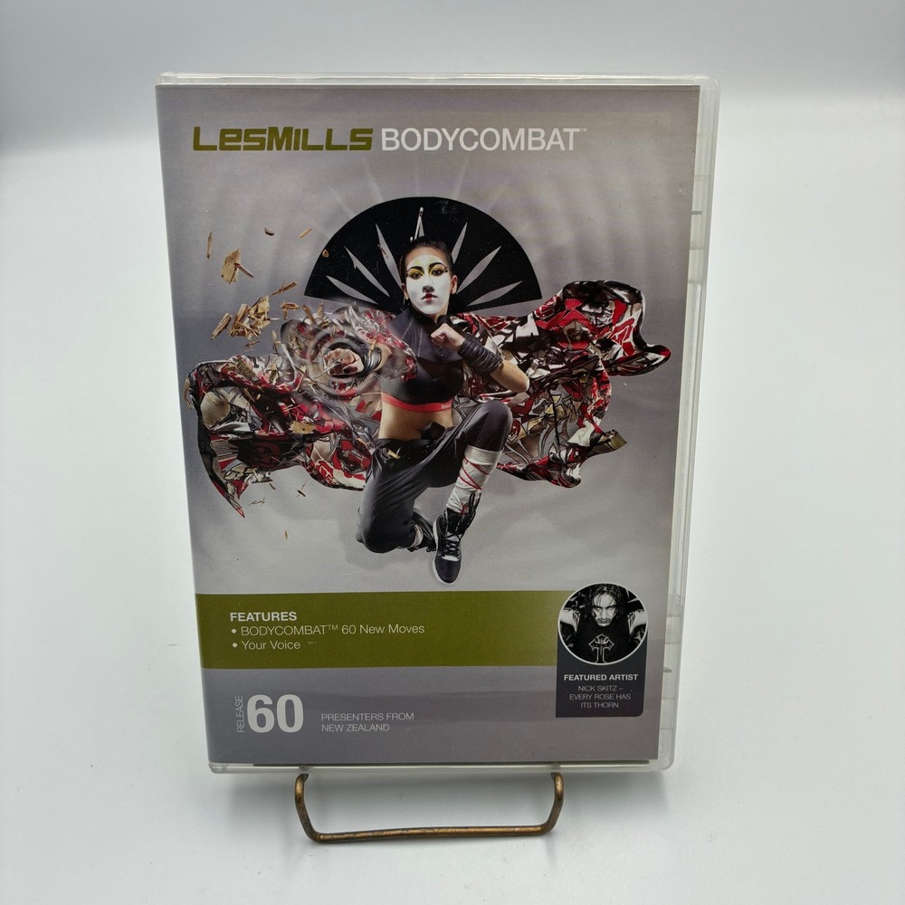 Les Mills BodyCombat Release 60 DVD CD Set Martial Arts Fitness Workout 2014